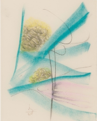 (Vienna 1905 - 1995 Constance)<br />
untitled<br />
mixed media on paper, 21 x 30 cm <br />
signed and dated: My | (19)25<br />
<br />
This piece is part of Ullmanns early and among art dealers and collectors popular working period. It is the time of the so called Wiener Kinetismus (derives from the Greek word "kinesis" meaning "movement") founded by Ullmann and her fellow students at the Vienna Arts and Crafts School. 